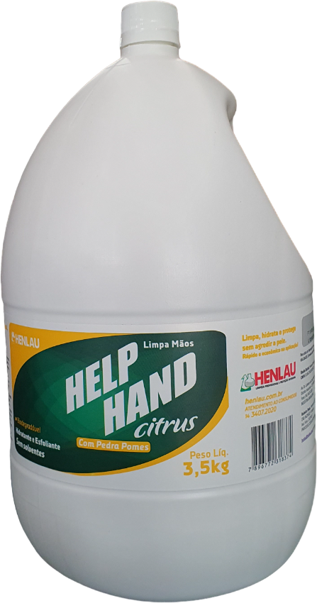 LIMPA MAOS CITRUS 3,5KG HELP HEND HENLAU