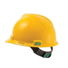 CAPACETE AMARELO C SUSP PUSHKEY MSA C.A 498
