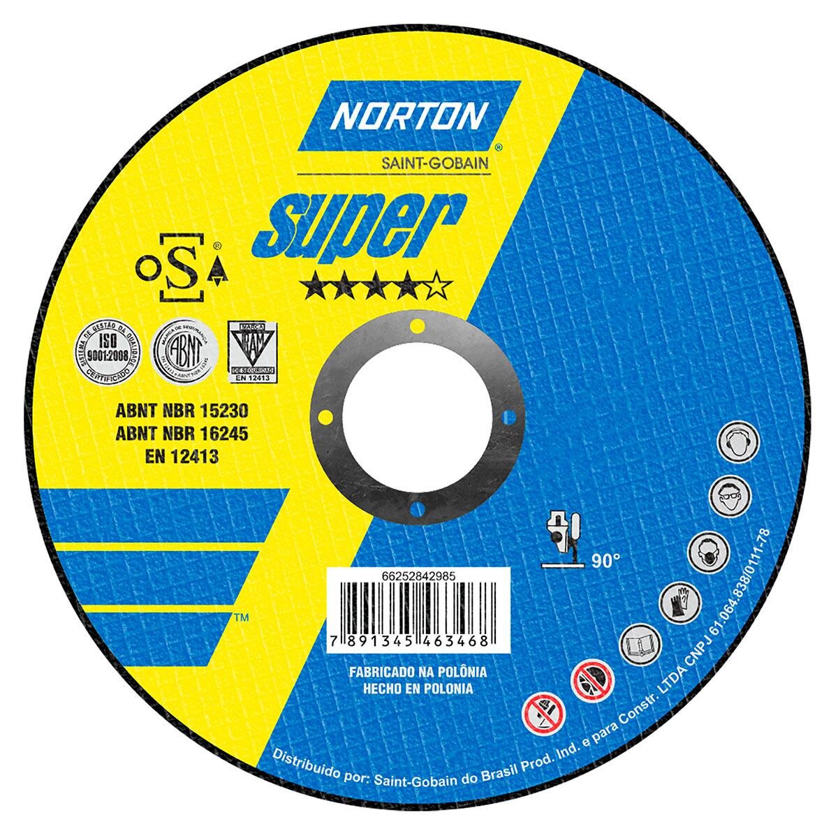 DISCO CORTE NORTON SUPER AR312 254X3.2X19.10