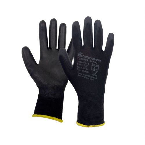 LUVA CARBOGRAFITE SUPERTACT PU C.A 41392 TAM 10