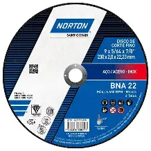 DISCO CORTE BNA 22 230X2.0X22.23 NORTON