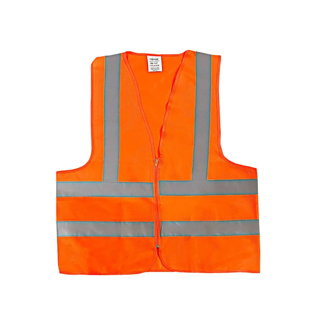 COLETE REFLETIVO LARANJA S/ BOLSO CLASSE 2 PLASTCOR TAM XG