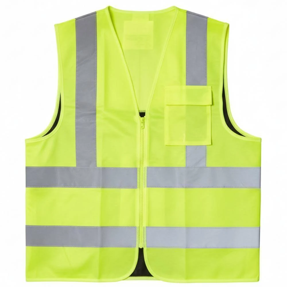 COLETE REFLETIVO AMARELO C/ 01 BOLSO BRASCAMP TAM EXG