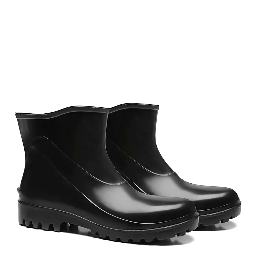 BOTA PVC CANO EXTRA CURTO PRETO C/ FORRO BRACOL CA 37456 N42